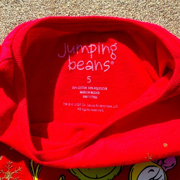 Jumping Beans, Short Sleeve, Grinch, Top, Size 5 - Picture 4 of 4